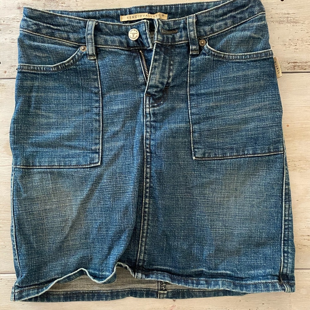Vintage Sergio Valente Jean Skirt